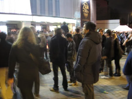 Outside the Hammersmith Apollo